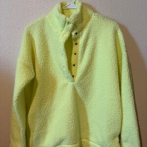Aerie Yellow Fleece Sweater